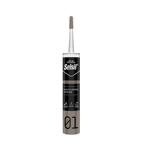 SELSİL GENEL AMAÇLI ŞEFFAF SİLİKON 280 GR